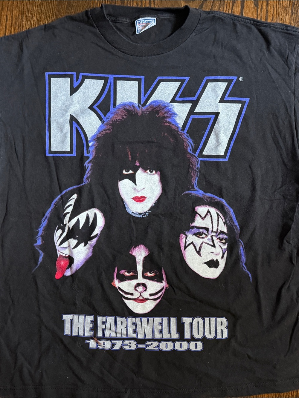 OFFICIAL KISS The Farewell Tour 1973-2000 Vintage Tee Size XXL